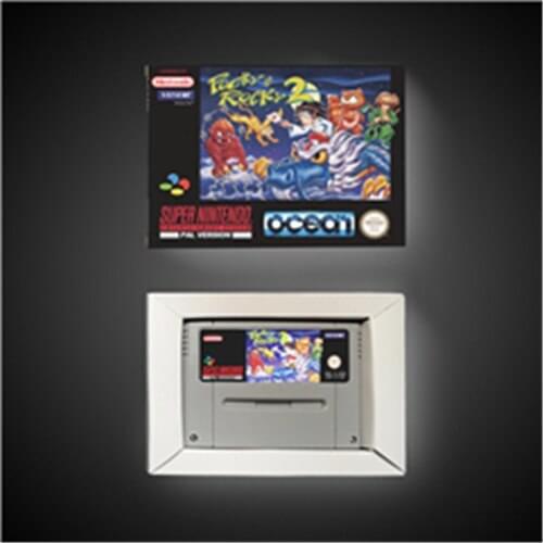 Pocky & Rocky 2 - EUR Version Action Game Card with Retail Box