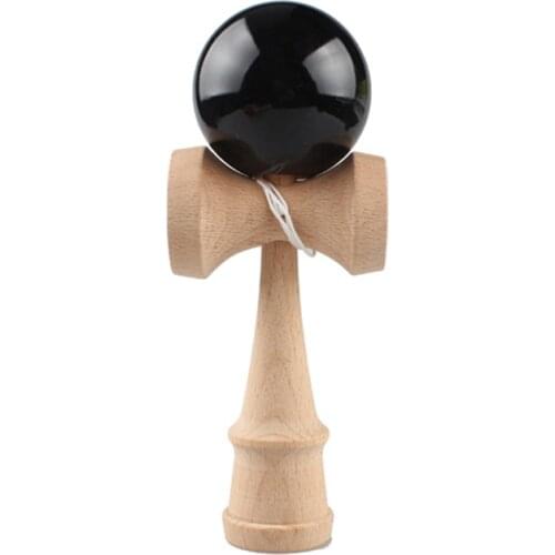 18cm Professional Wooden Beech Skillful Kendama Solid Juggling Balls Outdoor Sports Games Toys for Kids Children