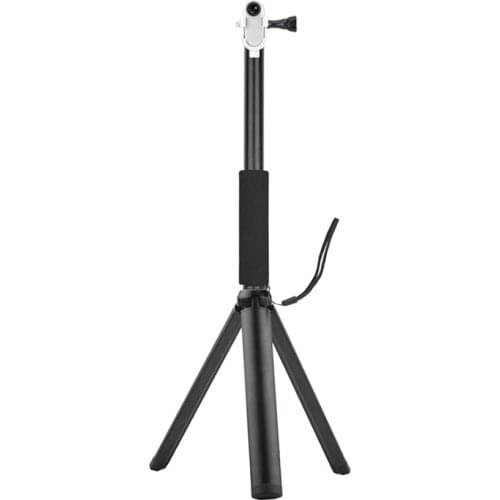 Expanding Fixed 1/4'' thread Mount Adapter Base for Insta360 Go Camera Accessories with Extension Pole Selfie Stick Tripod