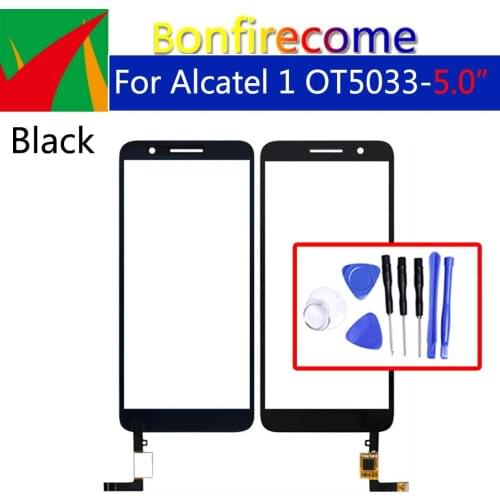 TouchScreen For Alcatel 1 OT5033 5033 5033D 5033X 5033Y 5033A 5033J Touchs creen Sensor Glass Panel Digitizer Replacement 5.0"