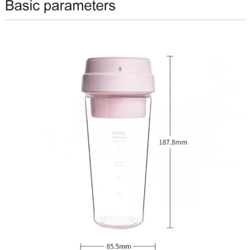 Youpin 17PIN Star Firut Cup Portable Juicer 400ML Fruit Cup Magnetic Charging 30 Seconds Of Quick Juice Suitable for You Fitness