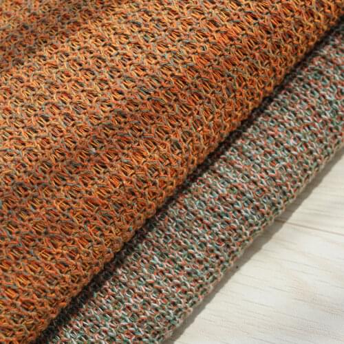 340g Thick Acrylic Winter Knit Fabric For Diy Womens Clothes Sweater Sewing Material 50*150cm/Piece T00967