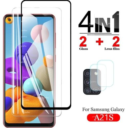 Protective Glass for Samsung Galaxy A21S Screen Protectors Tempered Glass for samsungA21S Glass Camera Lens A217F S21A Film