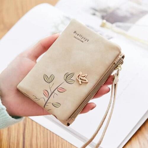 New Wristband Women Clutch Wallet Soft PU Leather Wallets Female Purse Lady Purses Coin Pocket Card Holder Carteras Small