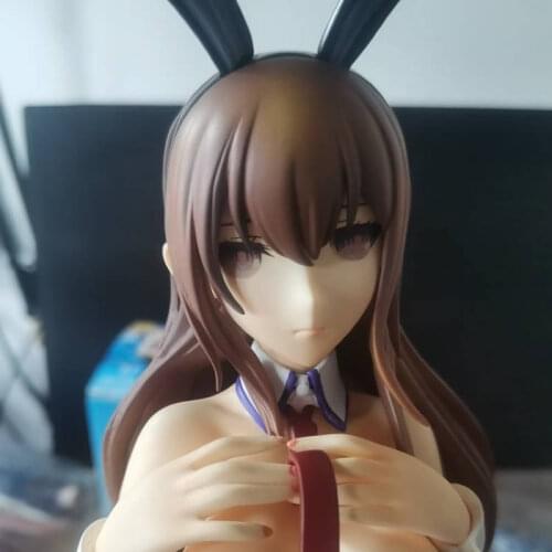 1/4 B-STYLE Steins Gate Kurisu Makise Bunny Ver. Naked Resin Action Figure Worth Collectable Figure