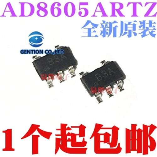 10PCS Screen printing B3A AD8605ARTZ-REEL7 AD8605ARTZ SOT23-5 in stock 100% new and original