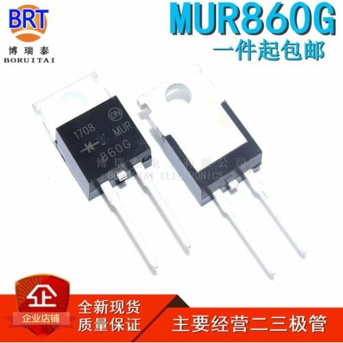 10pcs/lot MUR860 TO220 MUR860G TO-220 U860