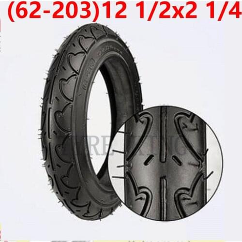 12 Inch Inflatable Wheel Tyre 12 1/2x2 1/4(62-203) Inner Outer Tyre 12 1/2x2 1/4 Tire for Children Bicycle. Folding Bicycle