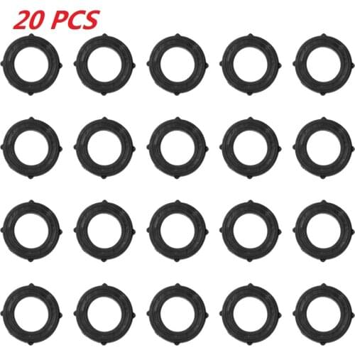 20 Pcs Garden Hose Washers Heavy Duty Rubber Gaskets Seals With Self Locking Tabs For 3/4 inch Shower Hose Water Faucet Fittings