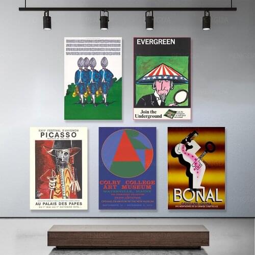 Abstract European Characters Modular Pictures Canvas Painting Wall Art Posters Print Modern Living Room Home Decor No Framework