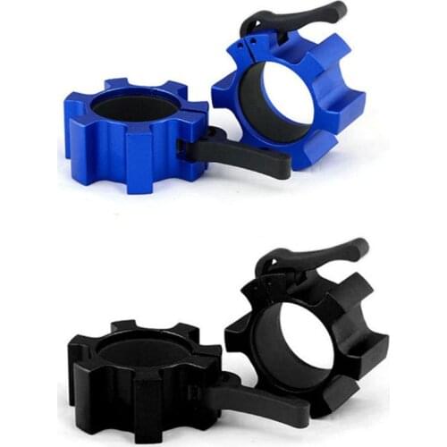 Aluminium Barbell Collars Locking Spinlock Weight Clamp Dumbbell Bar Quick Parts