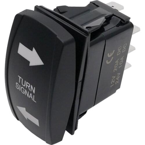 Many Choices For You Dual Green LED Lamp ON OFF ON 4Pin IP68 Turn Signal Rocker Switch