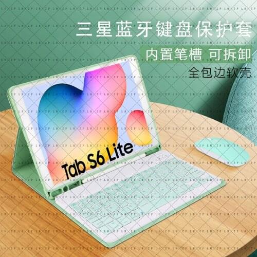 Tablet Case S6 Lite 10.4 2020 Keyboard Case P610 / P615 Cover Tab S6 10.5 S7 11 with Pencil Holder Bluetooth Keyboard and Mouse