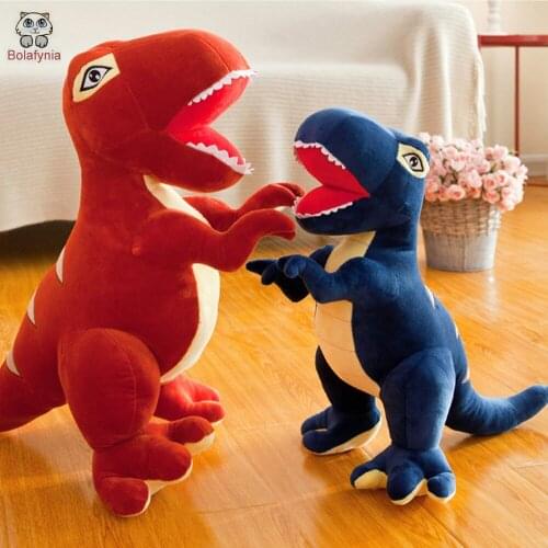 BOLAFYNIA Children Plush Toys for Christmas Birthday gift New creative doll dinosaur Tyrannosaurus Rex Baby Kid Stuffed Toy