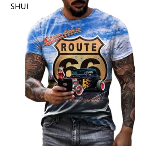 Summer New Mens T Shirts Oversized Loose Clothes Vintage Short Sleeve Fashion 66 Letters Printed O Collared Tshirts For Men