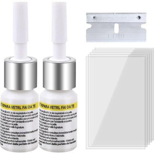 Car Windshield Repair Tool DIY Car Window Repair Tools Window Glass Curing Glue Auto Glass Scratch Crack Restore Kit