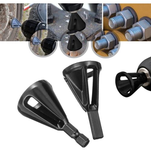 Triangle /Hex Shank Stainless Steel Deburring External Chamfer Tool Drill Bit Remove Burr Tools widely used for Electric Drills
