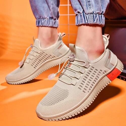 2021 New High end Hollow rubber sole mens shoes casual shoes mesh shoes Lightweight Breathable Men Casual Shoes