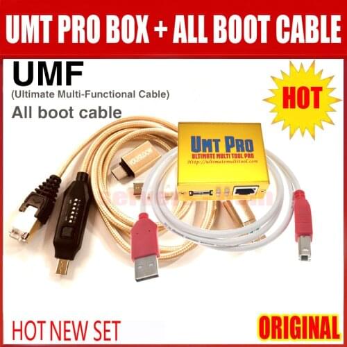 Newest 100% Original UMT Pro BOX UMT+Avb 2in1 Box with 1 USB Cables + ALL Boot cable