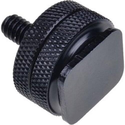 Durable Pro 1/4 Mount Adapter F Threaded Tripod Sled Flash Hot Shoe Black