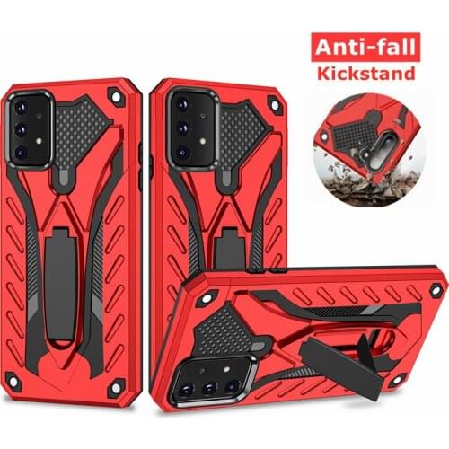 Shockproof Hard Armor Case For Samsung Galaxy A10 A20 A30 A40 A50 A70 A12 A32 A42 A52 A72 A02 s A01 A11 A31 A51 A71 Stand Cover