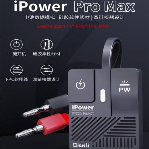 QIANLI iPower Pro Max DC Power Supply Control Test Cable For iPhone X XS MAX 11 Pro MAX 6 6s 7 8 Plus One Button Boot Line Tools