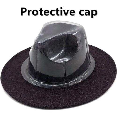 Hat plastic Fedora Brim Hat plastic Jazz Fedora Hat plastic