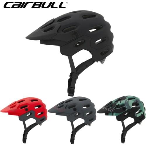 Cairbull SUPERCROSS MTB riding helmet Comfortable breathable mountain safety helmet with Removable Brim cycling Casco Ciclismo