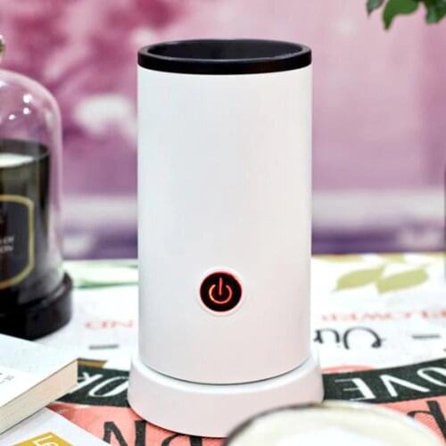 220V Milk Frother Frothing Foarmer Cold/Hot Latte Cappuccino Chocolate fully automatic Milk Warmer Cool Touch