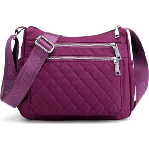 New Ladies Fashion Shoulder Bags for Women Designer Waterproof Nylon Handbag Zipper Purses Messenger Crossbody Bag sac a main