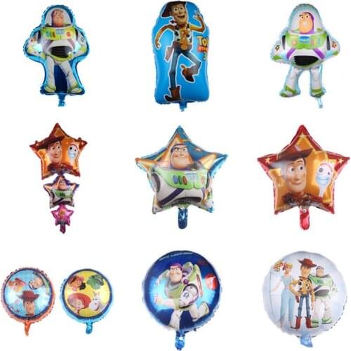 1pcs Toy Buzz Lightyear Balloons cartoon Foil Air Balloon Story Happy Birthday Party decorations Ballon Kids Toy baby shower