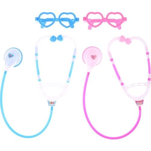 1PCS Doctor Play Stethoscope Toys For Child Medical Kit Baby Educational Pretend Classic Gift High Quality