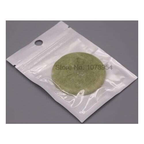 200pcs Round Jade Stone Eyelash Extension Glue Adhesive Pallet Stand Holder
