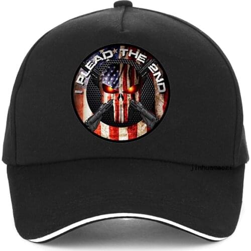 Amendment Military Tactical Hat Outdoor Hiking Hunting Jungle Patch Army Punisher Baseball Cap Men Cool bone