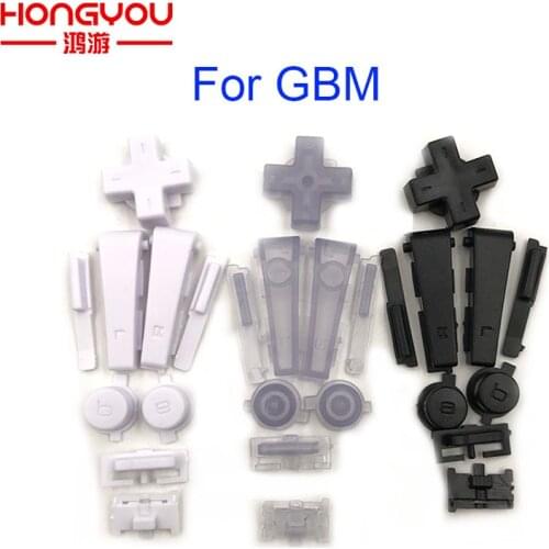 AB Colorful L R Buttons Keypads for GameBoy MICRO Buttons Frame for GBM D Pads Buttons