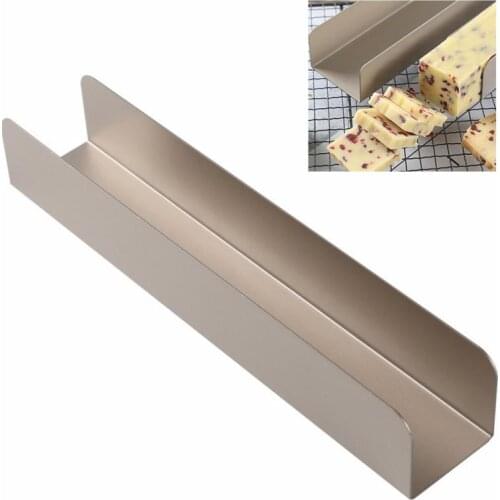 Baguette Toast Carbon Steel Cranberry U-shaped Cookie Stencil Tools Non-stick Cake Mold Biscuit Cake Bread Mold Cookies Mold