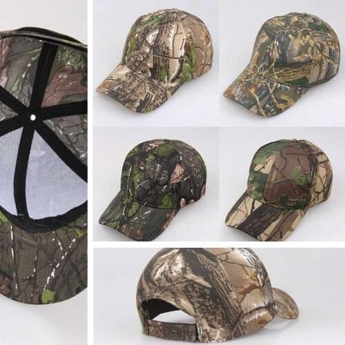 Outdoor Sunscreen Quick-Drying Cap Jungle Leaves Camouflage Anti-Terrorism Sniper Cap Men And Women Camouflage Baseball Cap