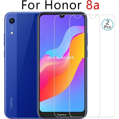 Case for honor 8a case on for huawei honor 8a 8 a a8 back cover cases protective phone coque tempered glass 6.09 honor8a protect