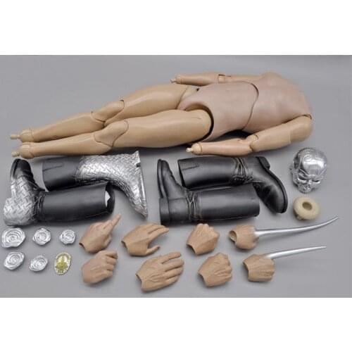 In Stock Enterbay 1/4th Model EB Terminator 5 T1000 Male body Hand Head Boots For Soldier DIY Collection