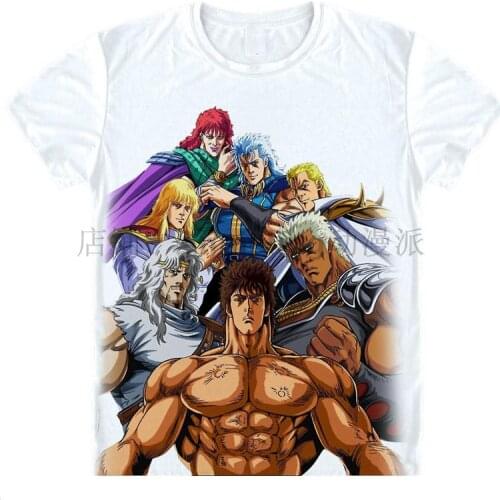 Moe Anime Fist of the North Star T-Shirts Multi-style Short Sleeve Shirts Hokuto Shinken Hokuto no Ken Raoh Toki Cosplay Shirt