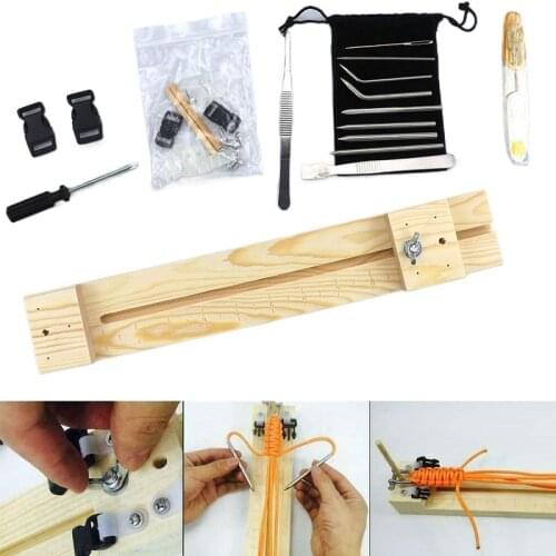 DIY Knitting Tool Umbrella Rope Paracord Bracelet Maker Wristband Maker Wristband Knitting Tool Braided Parachute Cord Weaving