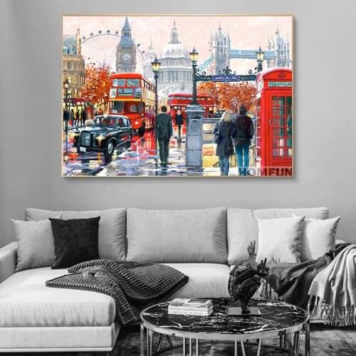 New York City Street Canvas Painting Posters and Prints Wall Art Pictures for Living Room Painting Gift Home Decoration Cuadros
