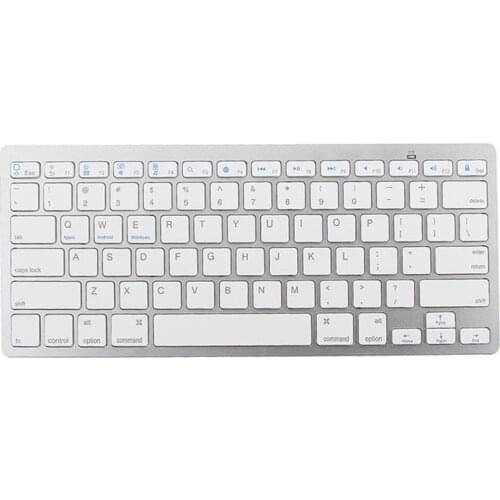 Wirelss Bluetooth 3.0 Keyboard For iPhone iPad Macbook Samsung Tablet PC iOS Android Devices White