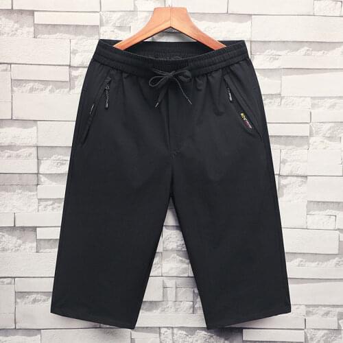 Summer Mens Thin Shorts L-7XL Large Size Beach Shorts Leisure Loose Quick-Dry Bermuda Hiking Fishing Bermuda Cargo Masculina