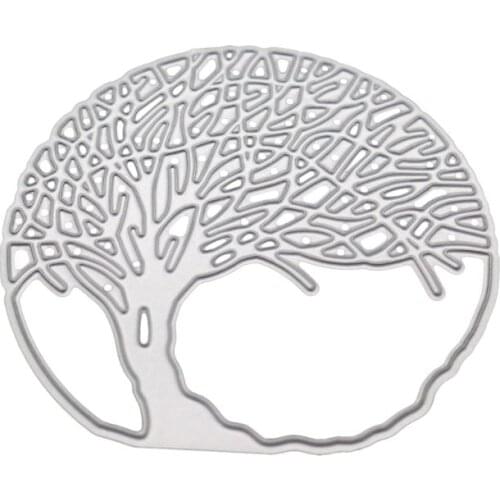 Tree Metal Cutting Dies Stencil Scrapbooking DIY Album Stamp Paper Card Emboss