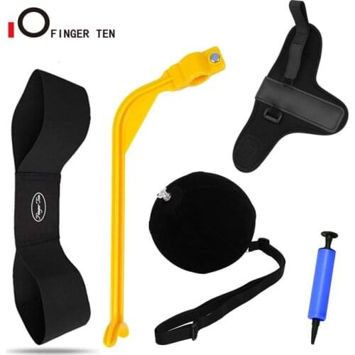 5 Pcs/Set Motion Posture Correction Golf Swing Trainer Aid Arm Band Impact Ball Inflatable Wrist Support for Beginner Training