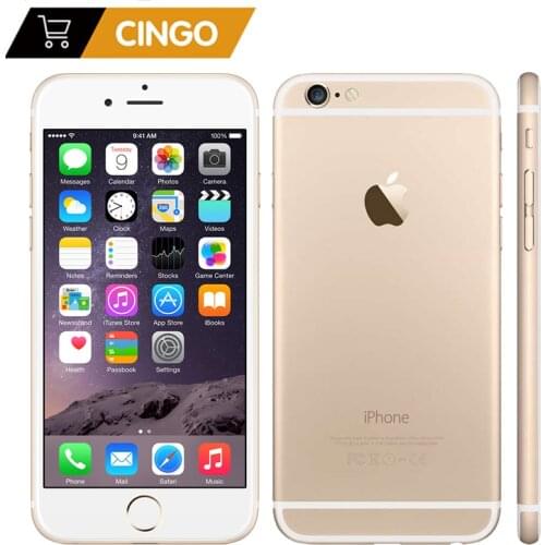 Unlocked Apple iPhone 6 IOS Dual Core 1.4GHz 4.7" inch RAM 1GB ROM 16/64/128GB 8.0 MP Camera 3G WCDMA LTE Used Mobile phone