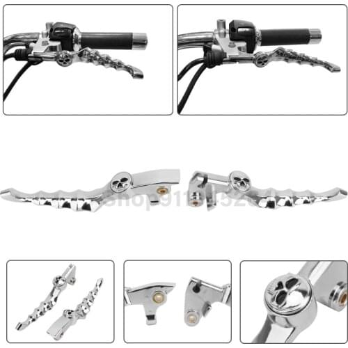 Motorcycle Brake Clutch Lever Hand Control Lever For Yamaha V-Star 650 Custom 1998-2016/V-Star 1100 Custom 1999-2009