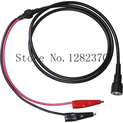 [SA] TB4050 BNC male crocodile clip test line RG58 / 50 European Insulated BNC-M to Clip --10pcs/lot