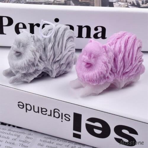 Sea Dog Shape Silicone Candle Mold DIY To Make Plaster Resin Model Fudge Ice Cube Chocolate Cake Tool Soap Holiday Gift Wax Mo